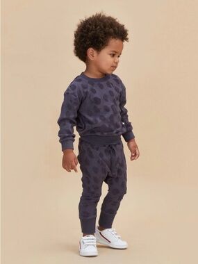 Huxbaby - Organic Ink Animal Play Pants - Size 1